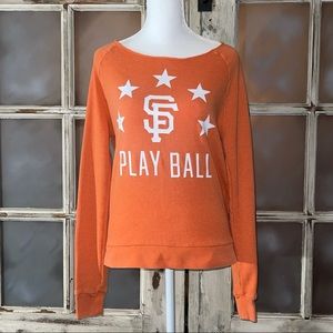 Pink Victoria Secret orange S.F. Giants top sz xs